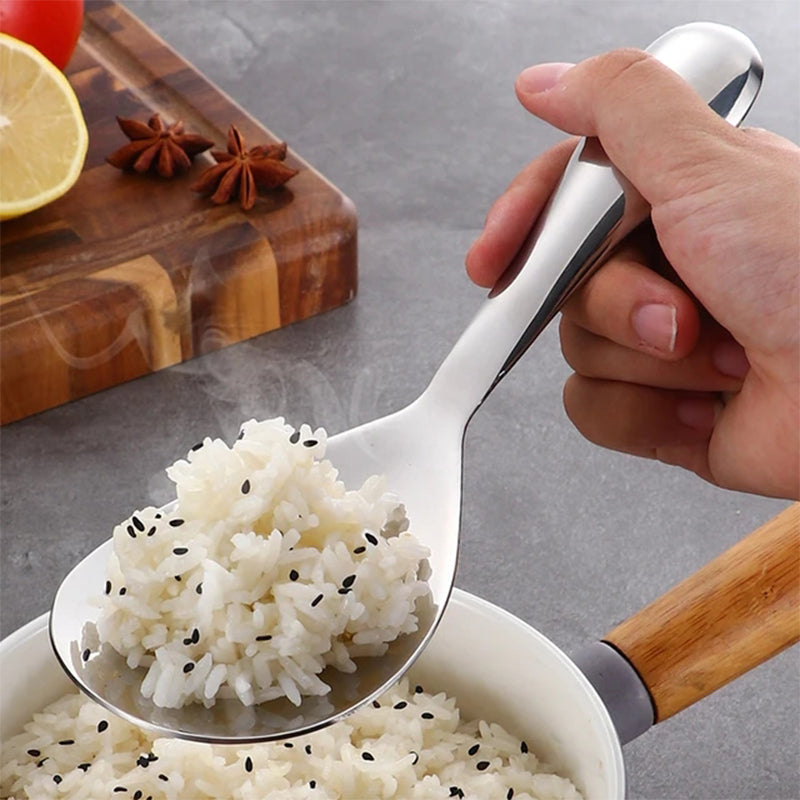 SacredHut | Thickened Stainless Steel Non-Stick Rice Spoon