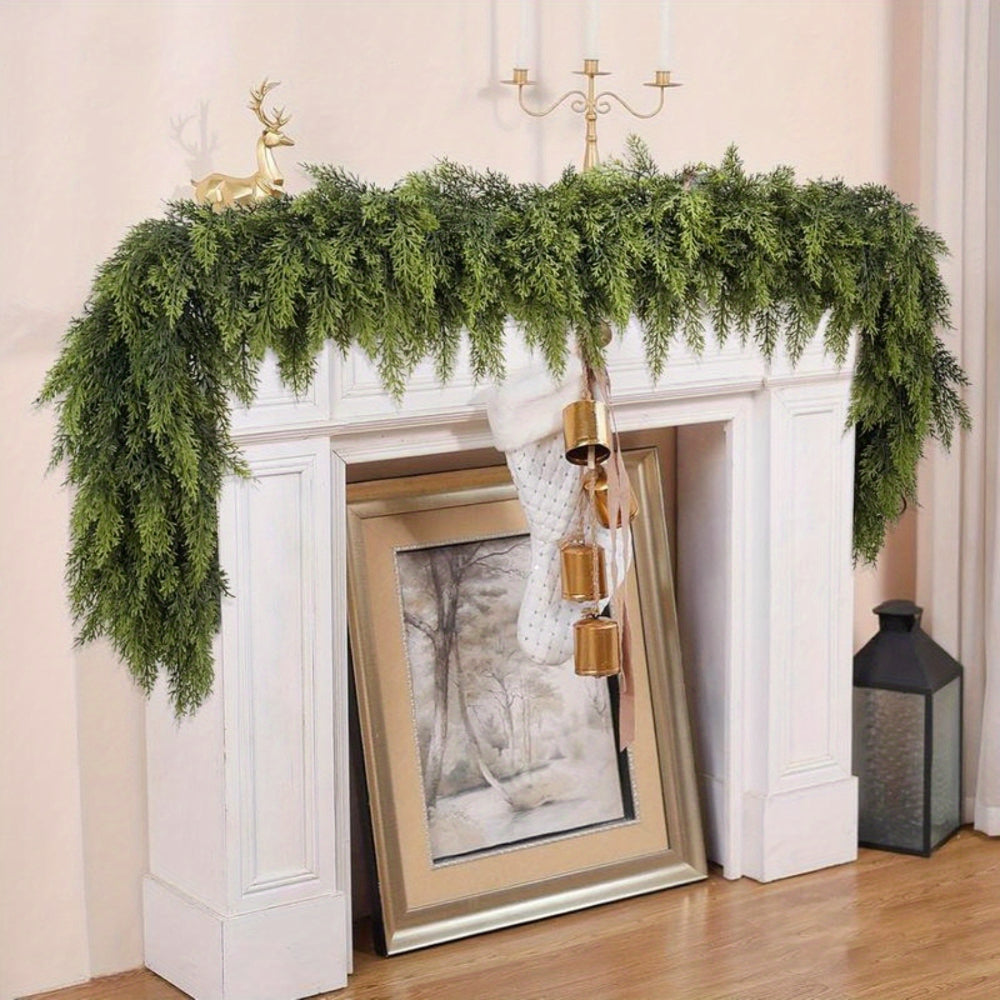 Artificial Christmas Greenery Garland, 180 cm / 6 ft, 2 Pack - 2 Pieces