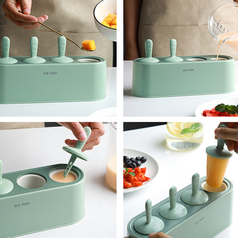 SacredHut | Silicone Ice on a Stick Ice Cream Mold Set