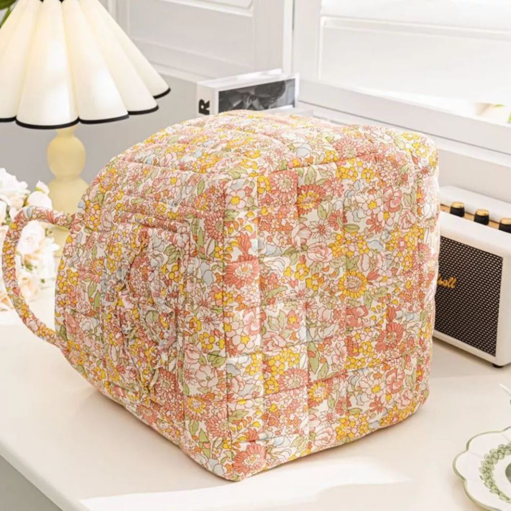 Floral Canvas Storage Basket — product view 12