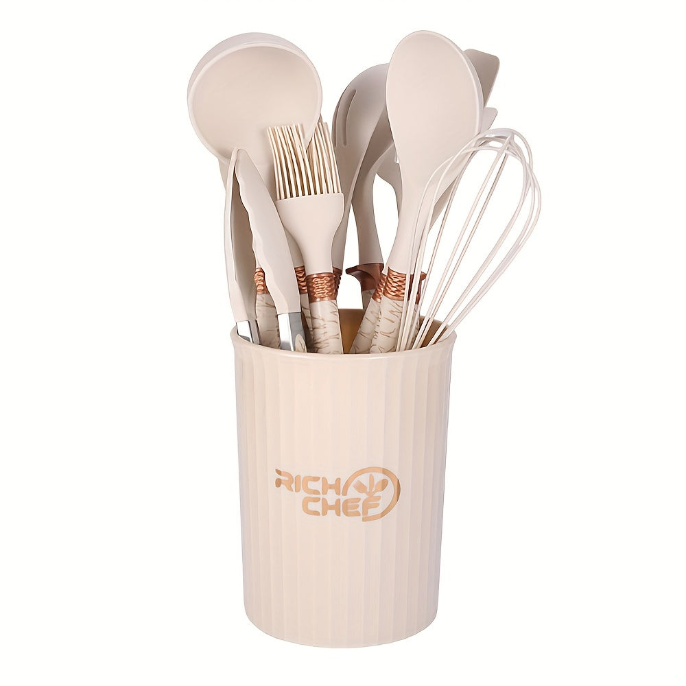 SacredHut | Cooking - Kitchen joy with the elegant silicone kitchen utensil set
