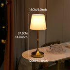 Cordless Fabric-Shade Table Lamp, USB Rechargeable and Dimmable - product view 7