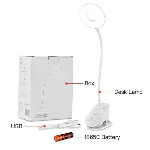SacredHut | Wireless Bedside Clip-On Lamp