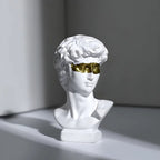 David Bust Sculpture, 6-Inch Renaissance-Inspired Resin Decor — product view 7
