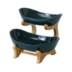 SacredHut | FruitTriad | Three-tier fruit bowl made of plastic