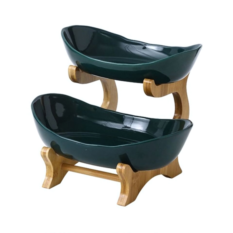 SacredHut | FruitTriad | Three-tier fruit bowl made of plastic