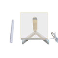 LED Acrylic Message Board Lamp with Rewritable Display and Pens — 5.9''x5.9'', 1 White Pen