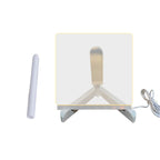 LED Acrylic Message Board Lamp with Rewritable Display and Pens — 5.9''x5.9'', 1 White Pen