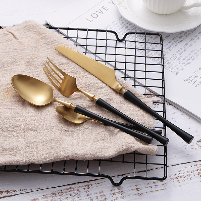 SacredHut | Classic Stainless Steel Set with Elegant Handles