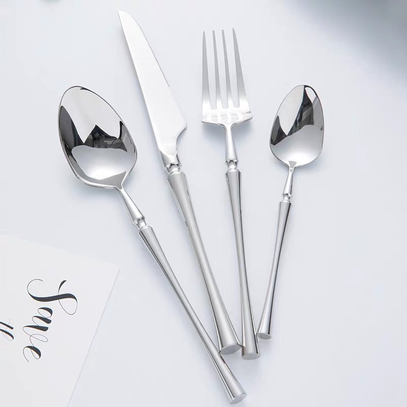 SacredHut | Classic Stainless Steel Set with Elegant Handles