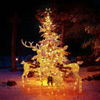 Lighted Christmas Reindeer Family, 3-Piece Outdoor LED Set - product view 12
