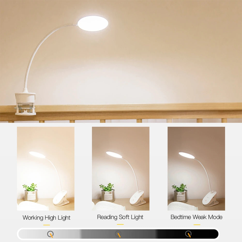 SacredHut | Wireless Bedside Clip-On Lamp