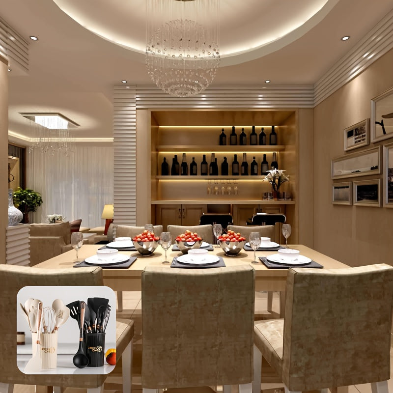 SacredHut | Cooking - Kitchen joy with the elegant silicone kitchen utensil set