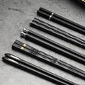 SacredHut | DineLux – Luxurious Chopstick Set with Refined Designs (5 Pairs)