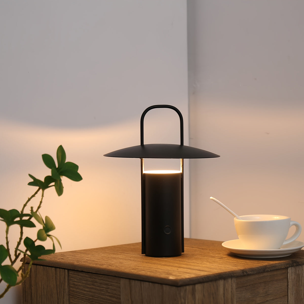 Cordless Metal Table Lamp, USB Rechargeable 3-Color LED Light - product view 8