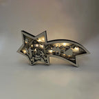 Wooden LED Christmas Star Light, Nativity or Christmas Town - product view 4