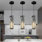 Mini Crystal Pendant Light, Single-Light E27 Glass Ceiling Lamp — product view 14