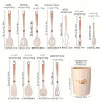 SacredHut | Cooking - Kitchen joy with the elegant silicone kitchen utensil set