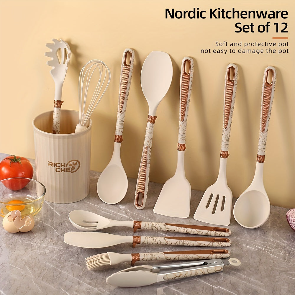 SacredHut | Cooking - Kitchen joy with the elegant silicone kitchen utensil set
