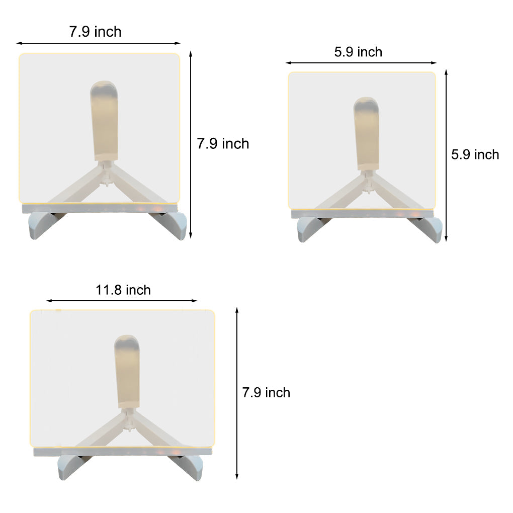 LED Acrylic Message Board Lamp with Rewritable Display and Pens — product view 6