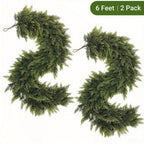 Artificial Christmas Greenery Garland, 180 cm / 6 ft, 2 Pack - product view 11