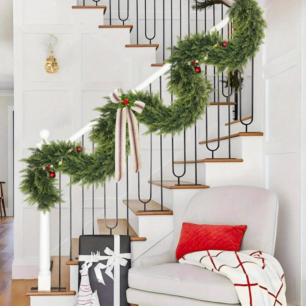 Artificial Christmas Greenery Garland, 180 cm / 6 ft, 2 Pack - product view 6
