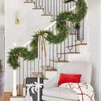 Artificial Christmas Greenery Garland, 180 cm / 6 ft, 2 Pack - product view 6