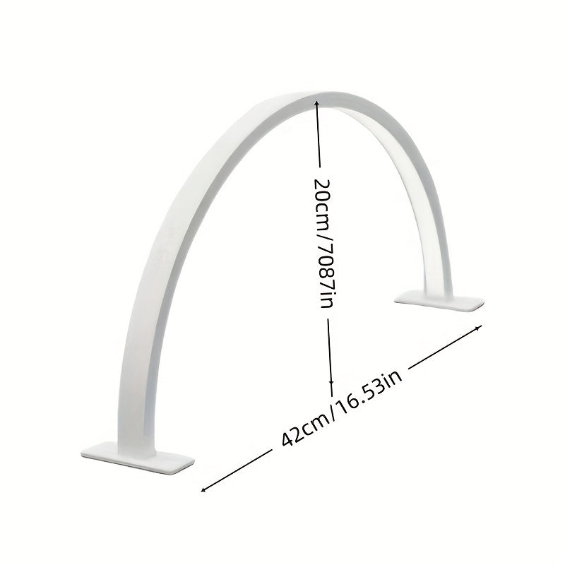 Crescent LED Desk Lamp, USB-Powered Dimmable Metal Light - product view 6