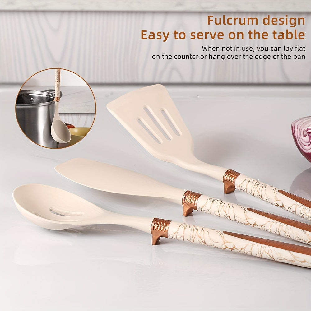 SacredHut | Cooking - Kitchen joy with the elegant silicone kitchen utensil set