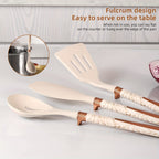 SacredHut | Cooking - Kitchen joy with the elegant silicone kitchen utensil set