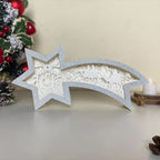 Wooden LED Christmas Star Light, Nativity or Christmas Town - product view 5