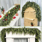Artificial Christmas Greenery Garland, 180 cm / 6 ft, 2 Pack - product view 7