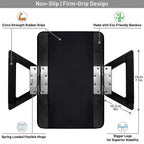 Bamboo Sofa Arm Tray, Adjustable Clip-On Couch Table — product view 9