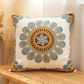 Vintage Embroidered Pillow Cover, 18-Inch Floral Cushion Cover — product view 1