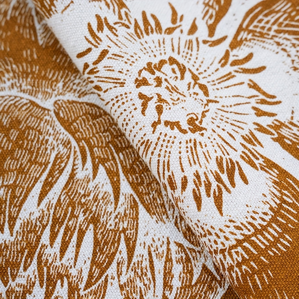 Boho Floral Tassel Tablecloth, Woven Dining Table Cover — product view 9