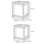 Square Garden Pedestal Light, Solar or Hardwired LED, IP54 — product view 14