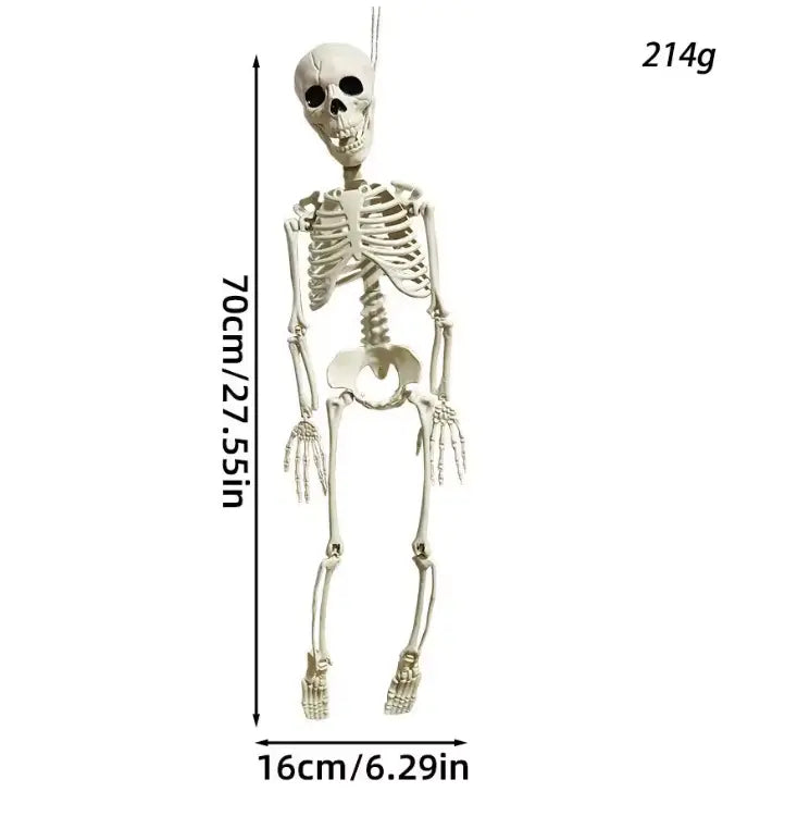 Posable Halloween Skeleton Decoration, 70, 90 or 165 cm - product view 4