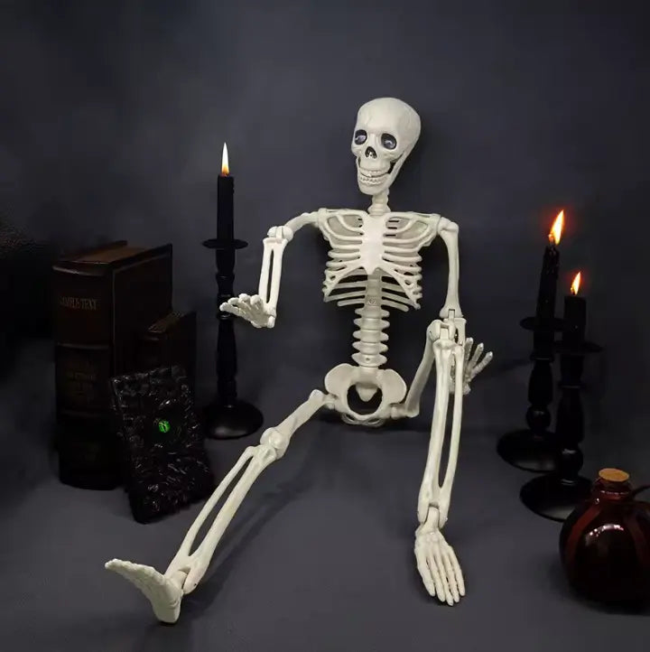 Posable Halloween Skeleton Decoration, 70, 90 or 165 cm - product view 2