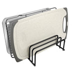Steel Cutting Board Rack, Five-Divider Kitchen Storage Organizer — product view 4