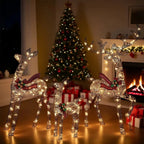 Lighted Christmas Reindeer Family, 3-Piece Outdoor LED Set - product view 4