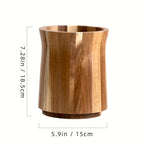 Acacia Wood Utensil Holder, 360-Degree Rotating Kitchen Organizer — product view 8