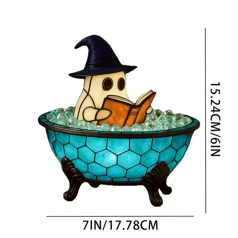 Halloween Ghost LED Lamp, USB Resin Night Light - product view 6