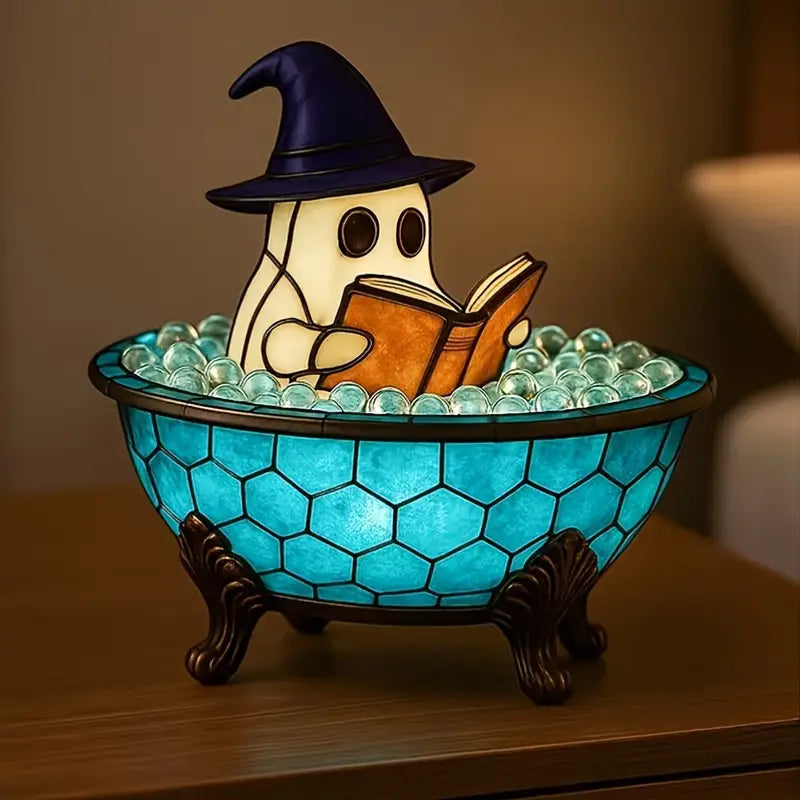 Halloween Ghost LED Lamp, USB Resin Night Light - product view 2