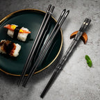 SacredHut | DineLux – Luxurious Chopstick Set with Refined Designs (5 Pairs)