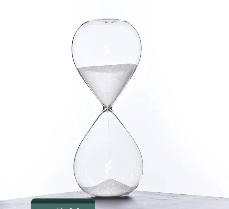 SacredHut | Glass Sand Timer | Stylish Decoration with 5/10/30/60 Minutes Indication