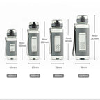 SacredHut | UZSPACE Sport Water Bottles, BPA-free, portable, impact-resistant, leak-proof, large capacity, fitness water kettle, Tritan plastic drinking bottle