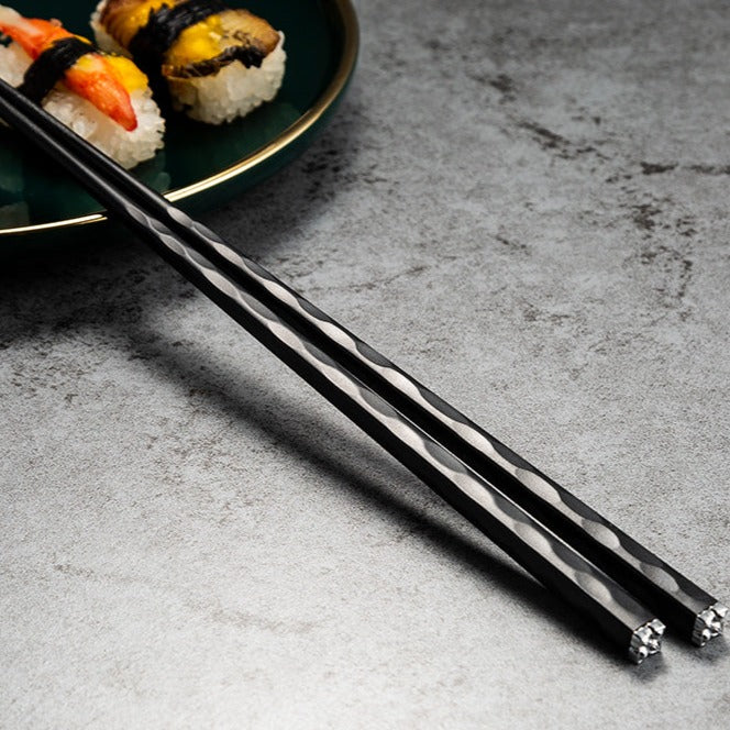 SacredHut | DineLux – Luxurious Chopstick Set with Refined Designs (5 Pairs)