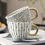 Black dotted stripes 350ml