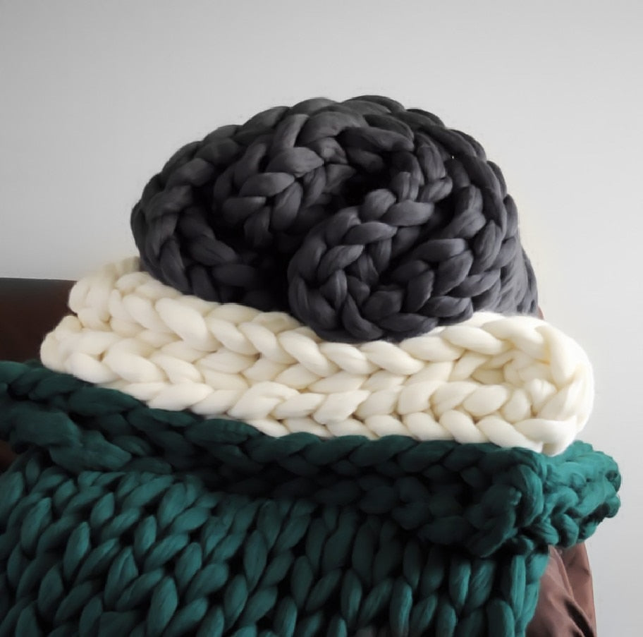 SacredHut | Heavy Knit Blanket