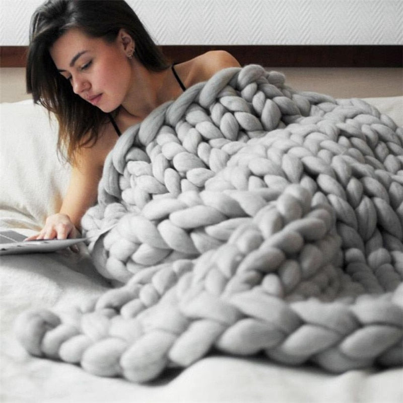 SacredHut | Heavy Knit Blanket